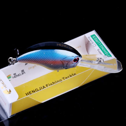 Fishing Lures Rock Crank Bait Crankbait Minnow  Bass Treble Hooks Big Tongue