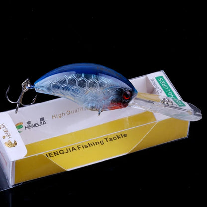 Fishing Lures Rock Crank Bait Crankbait Minnow  Bass Treble Hooks Big Tongue