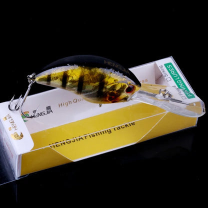 Fishing Lures Rock Crank Bait Crankbait Minnow  Bass Treble Hooks Big Tongue