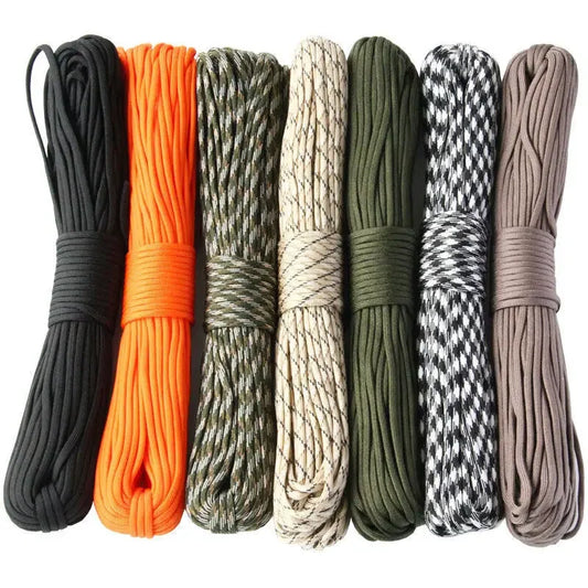 7-Cores 550 Paracord Rope 5 15 30 M Dia.4mm Cord