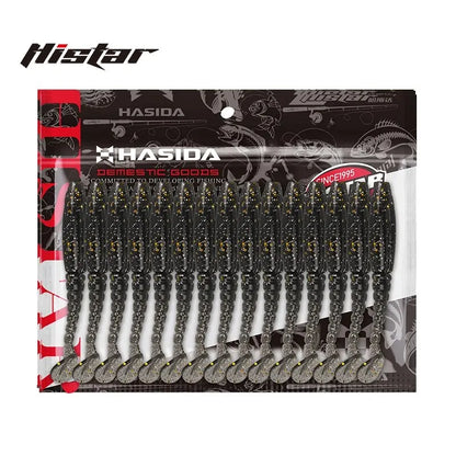 Long Thread T Tail Soft Plastic Worm Fishing Lure Artificial Soft Silicon