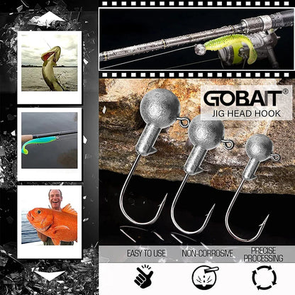 10PCS 5.5cm 7cm 10cm T Tail Worm 3PCS Jigging Head Hook 3g 5g 10g