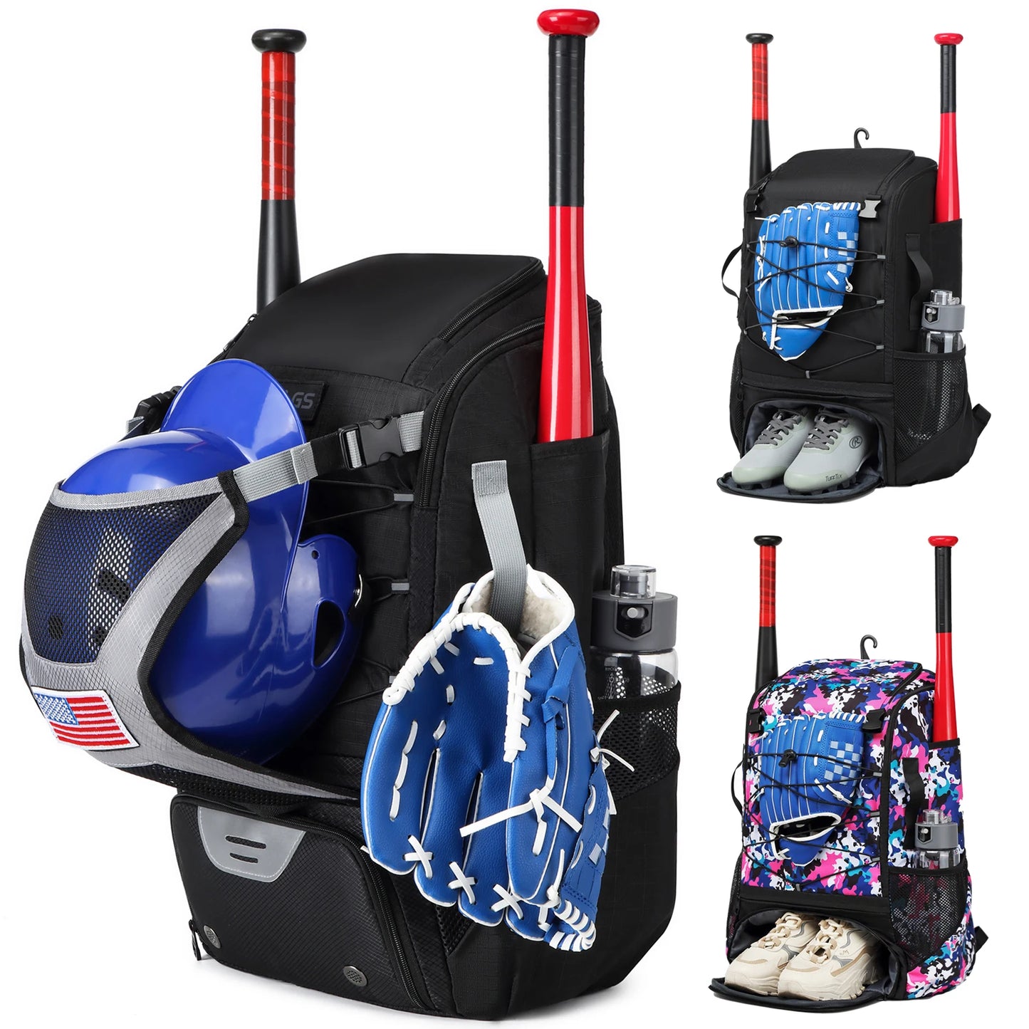 Baseball Equipment Bag Baseball Backpack Large Capacity Sport Baseball Backpack