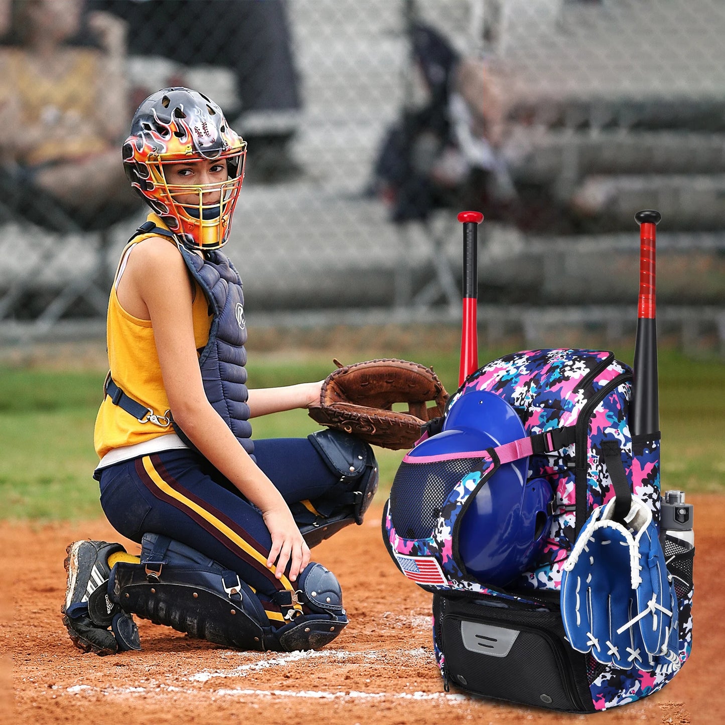 Baseball Equipment Bag Baseball Backpack Large Capacity Sport Baseball Backpack