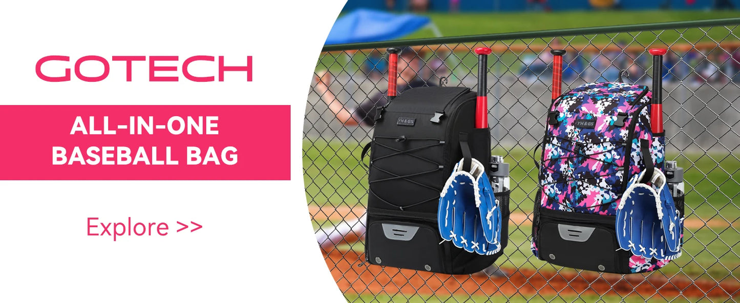 Baseball Equipment Bag Baseball Backpack Large Capacity Sport Baseball Backpack