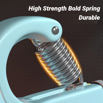 10-100Kg Adjustable Hand Grip Strengthener With Counter Wrist Forearm For Muscle Building Strength
