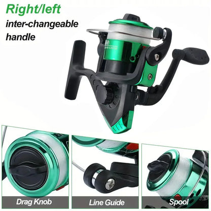 Fishing Pole Set Full Kits With Telescopic Fishing Rod