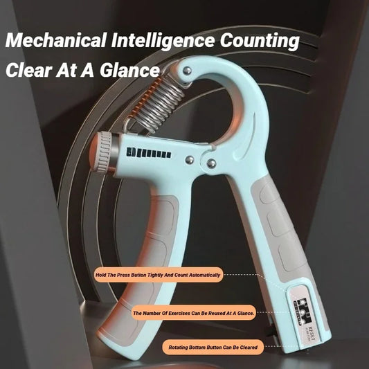 10-100Kg Adjustable Hand Grip Strengthener With Counter Wrist Forearm For Muscle Building Strength