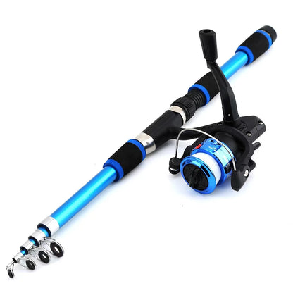 Fishing Pole Set Full Kits With Telescopic Fishing Rod