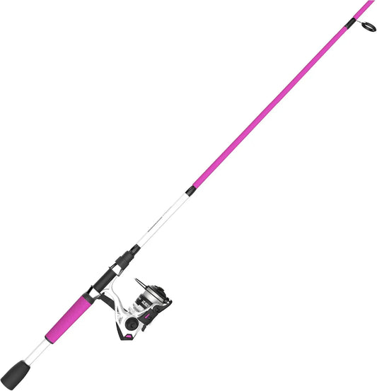 6-Foot Fiberglass Fishing Rod Combo with Spinning Reel
