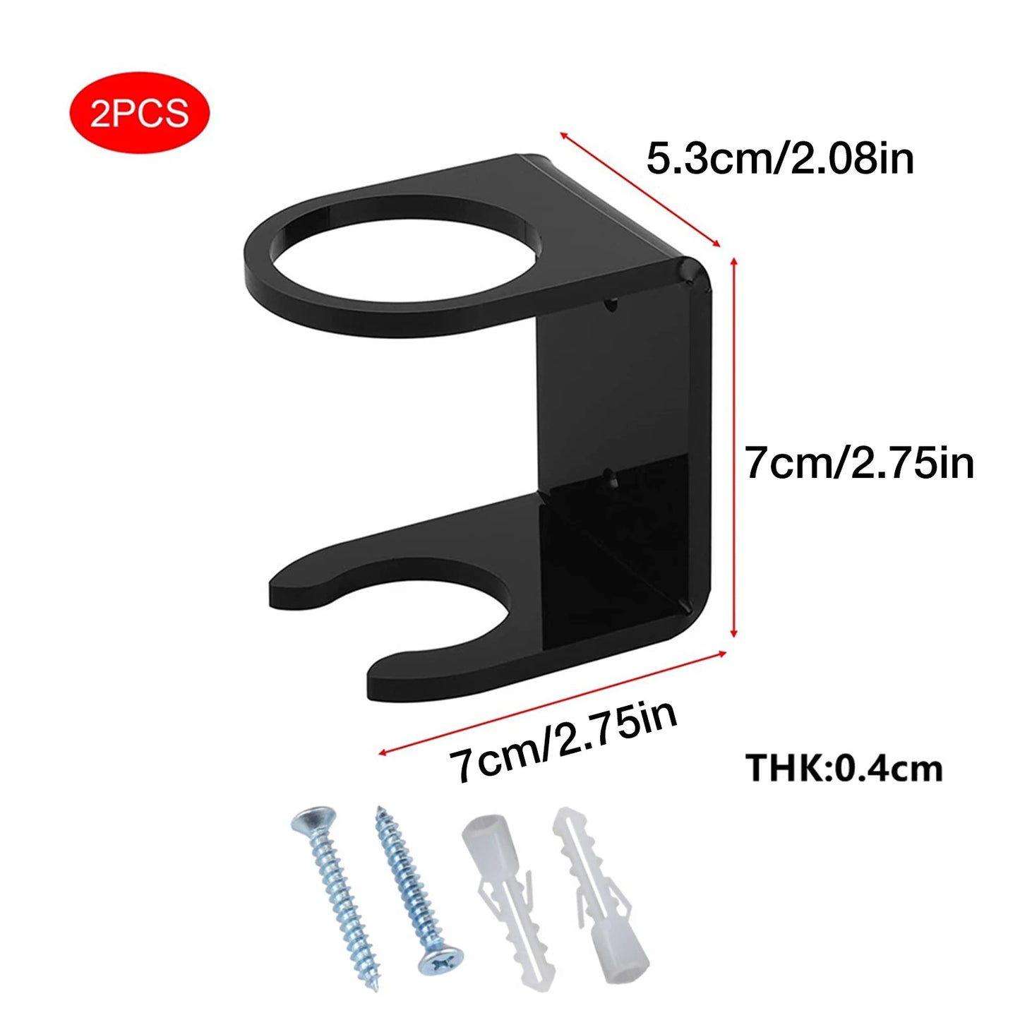 2pcs Vertical Baseball Bat Wall Mount Wall Rack Wall