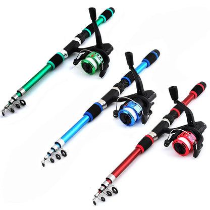 Fishing Pole Set Full Kits With Telescopic Fishing Rod