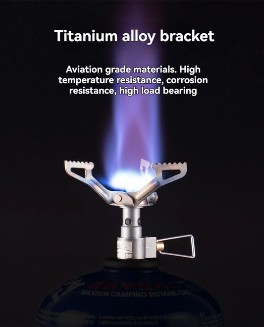 BRS-3000T Titanium Mini Gas Burners 25g One-Piece Pocket Stove  ﻿
