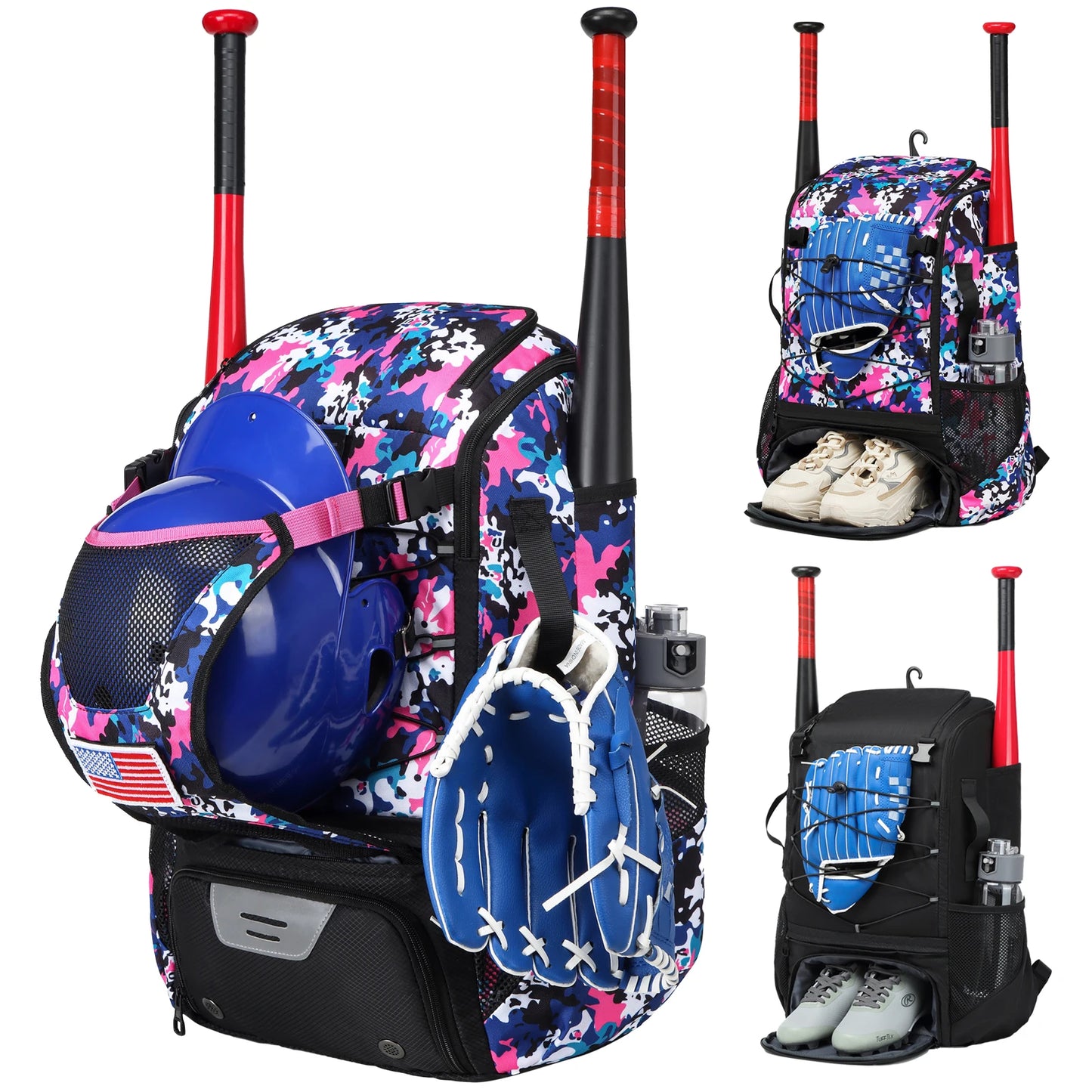 Baseball Equipment Bag Baseball Backpack Large Capacity Sport Baseball Backpack