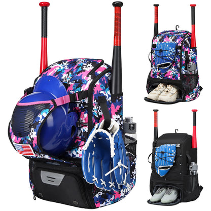 Baseball Equipment Bag Baseball Backpack Large Capacity Sport Baseball Backpack