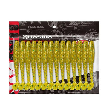 Long Thread T Tail Soft Plastic Worm Fishing Lure Artificial Soft Silicon