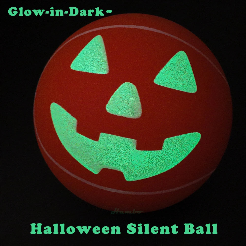 Silent Basketball Size 7#(29.5")6#/5# Indoor Grooved Airless Foam Basketball Quiet Dribbling