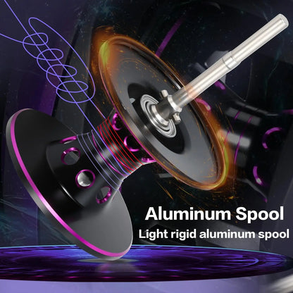 Low Profile Baitcast Reel and Rod Combo, IM6 Graphite 2-Piece, Stainless Steel Guides with Ceramic Rings