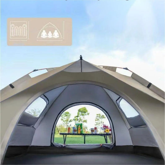 Outdoor shelter Sunshade
 outdoor Camping tent Two doors and two windows