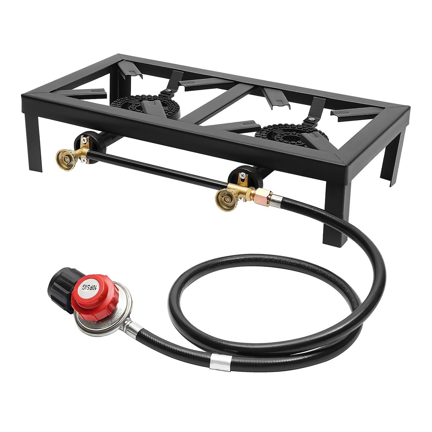 8000W  Outdoor Gas Stove Propane Cooker 0-10Psi Regulator Hose