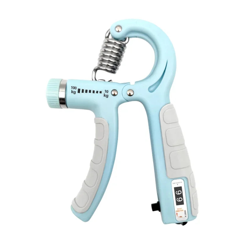 10-100Kg Adjustable Hand Grip Strengthener With Counter Wrist Forearm For Muscle Building Strength