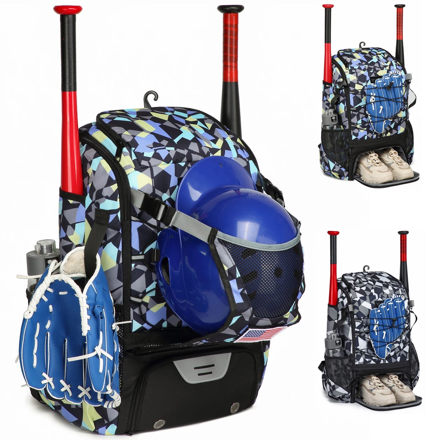 Baseball Equipment Bag Baseball Backpack Large Capacity Sport Baseball Backpack