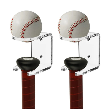 2pcs Vertical Baseball Bat Wall Mount Wall Rack Wall