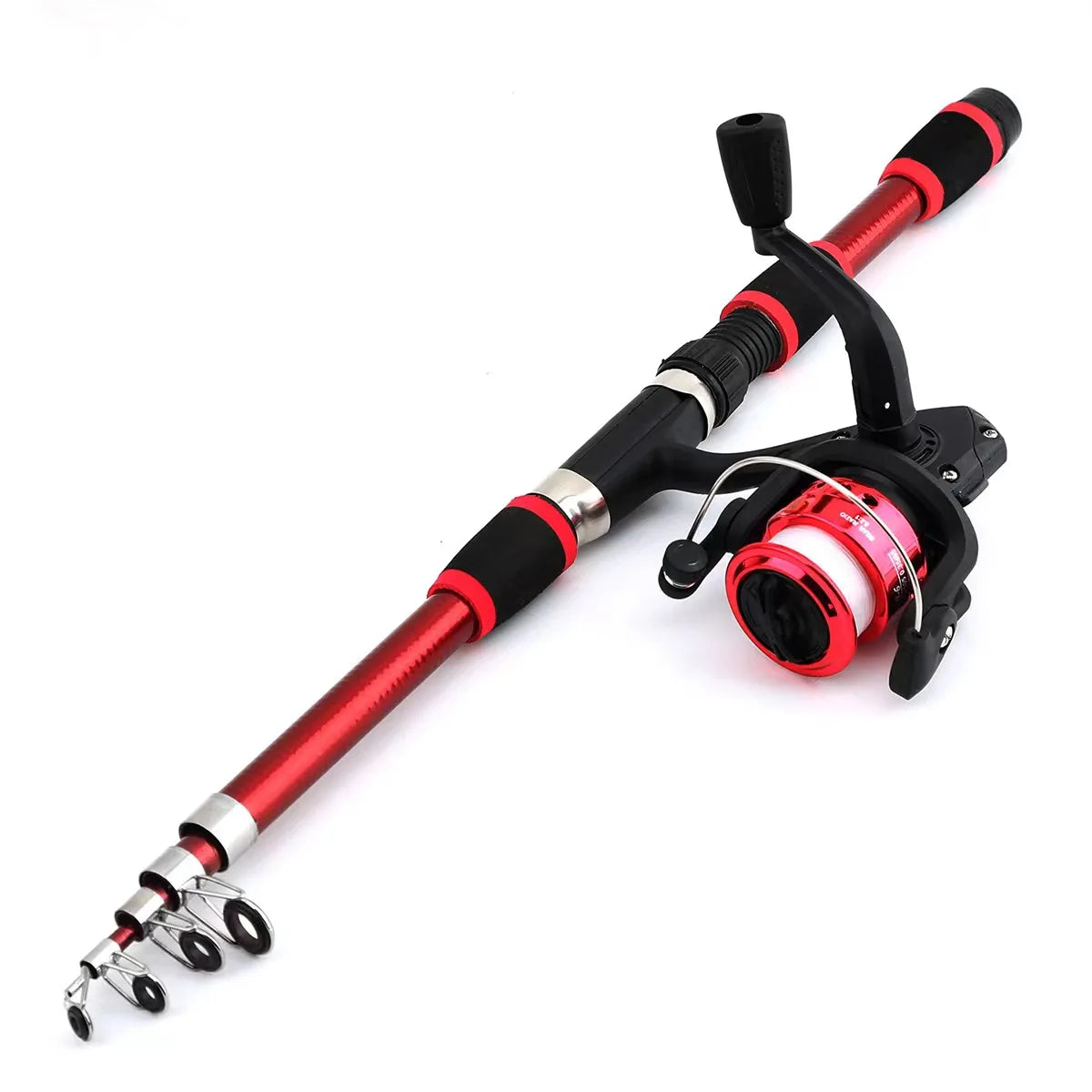 Fishing Pole Set Full Kits With Telescopic Fishing Rod
