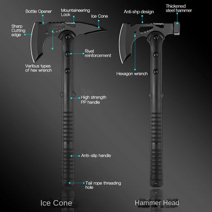 Life-saving Axe Fire Axe Multi-function Raw Tools Outdoor Tactical Axe
