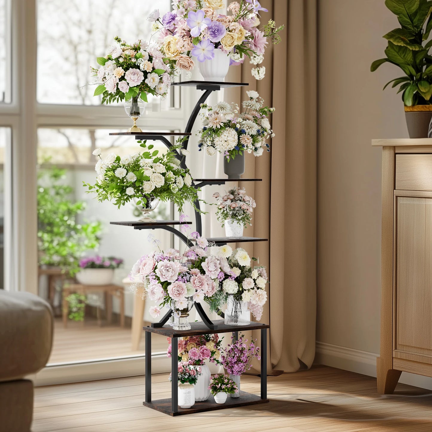 Tree-Shaped Plant Stand Indoor