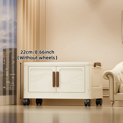 Foldable Storage Box with Clear Door - Spacious, Durable, and Easy-to-Assemble