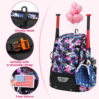 Baseball Equipment Bag Baseball Backpack Large Capacity Sport Baseball Backpack