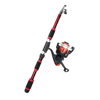 Fishing Pole Set Full Kits With Telescopic Fishing Rod