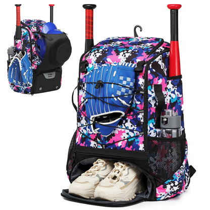 Baseball Equipment Bag Baseball Backpack Large Capacity Sport Baseball Backpack