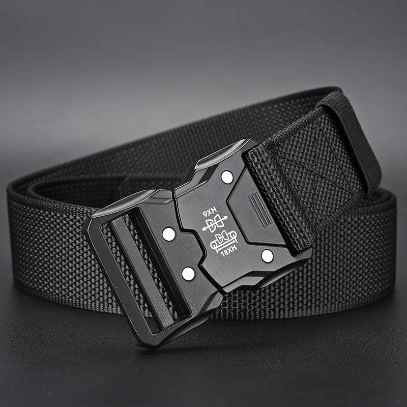 Tactical Waist Belt - Durable Automatic Buckle, Unisex Accessories for Men and Women